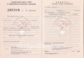 Диплом училища ссср в Йошкар-Оле